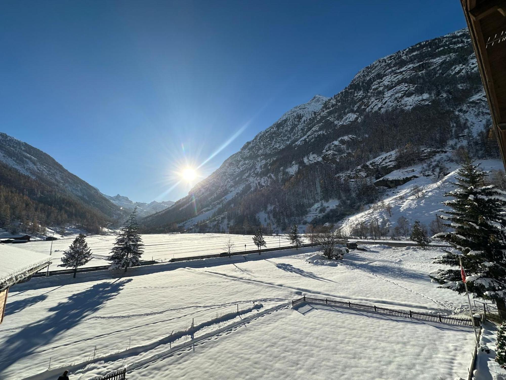 Enjoy The View Apartment Close To Zermatt With Parking 塔什 外观 照片